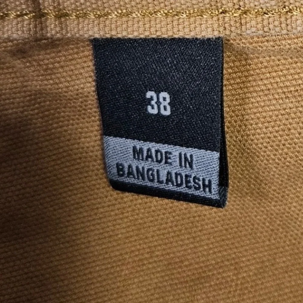 Carhartt Relaxed Fit Shorts Mens 38 Brown Canvas Workwear Utility Carpenter